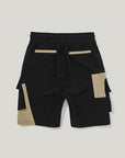 Men's Classic Loose Shorts – Workwear Casual with Contrast Stitching