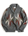 Men’s Thick Lapel Sweater Jacket – Casual Outerwear with Refined Warmth