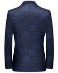 Men’s Slim Plaid Suit Jacket – Korean City Style Elegance