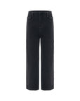 Black Straight Jeans High Waist