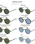 Women's Retro Round Sunglasses - Polarized TAC Lens Vintage Shades