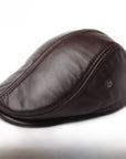 Men’s Genuine Leather british Hat – Classic Winter Style with Casual Elegance