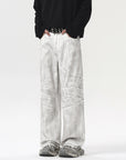 Men's Retro White Jeans – Classic & Timeless