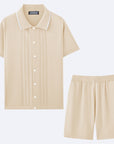 Men’s Business-Casual Sweater Two-Piece Set – Effortless Style & Comfort