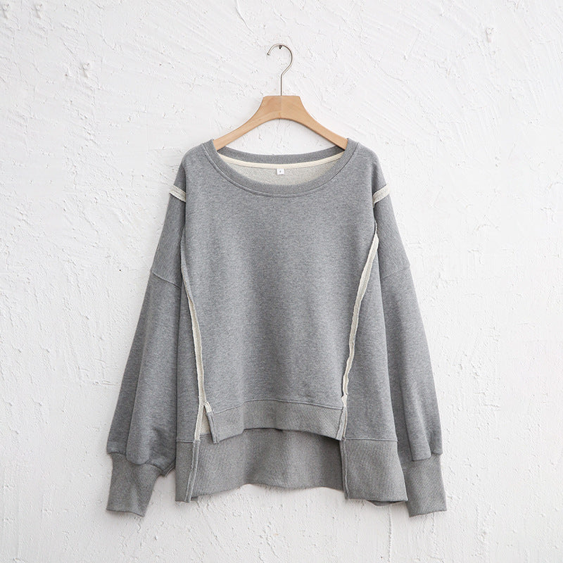 WOMEN   Oversized Cotton Sweater – Effortless Everyday Comfort