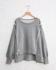 WOMEN Oversized Cotton Sweater – Effortless Everyday Comfort