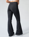 Women’s Abdominal-Shaping Bell-Bottom Pants – High-Waist Slimming Street Style Trousers