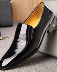 Micro REEHEMES Patent Leather Men’s Shoes – British Business & Classic Dress Style