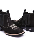 Bottes Martin en daim vintage pour hommes