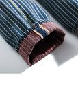 👖 Men’s Retro Striped Jeans