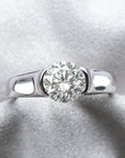 Bague Moissanite 2 carats FEMME