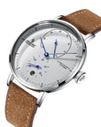 Men Automatic Mechanical Watch – MIYOTA Japan Movement 43mm Business Stainless Steel Waterproof Wristwatch