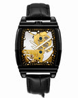 Men's Automatic Mechanical Watch – Barrel-Shaped Luminous Waterproof Chronograph