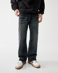 Men's American Style Skinny Fit Long Pants - Mid-Rise Stretch Denim (Multiple Sizes)