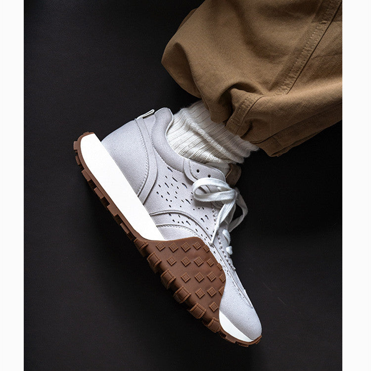 Retro-Laufschuhe für Damen – klobige Joggingschuhe mit dicker Sohle