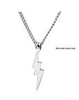 ⚡ S925 Lightning Bolt Pendant – Raw Elegance for the Modern Man