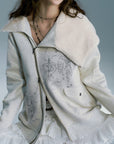 🌟 Women's Asymmetrical Hoodie - Cozy Lazy-Chic Style (Light Gray/Oatmeal, S-L)