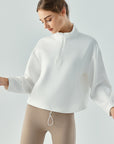 🧶 Collar Half-Zip Sweater – Effortless Autumn Elegance