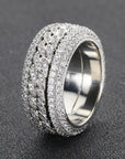 💎 Rotatable Cuban Ring – Hip-Hop Luxury Redefined