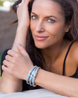 Armband aus natürlichem Meeresstein für Damen