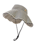 🌞 Women’s Contrast Trim Straw Hat – Sun Protection with Style