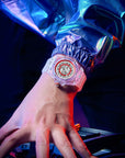 Automatische mechanische Uhr Unisex Transparent