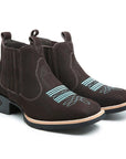 Bottes Martin en daim vintage pour hommes