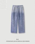 Men's Loose Velvet Thickened Wide Leg Straight Casual Pants