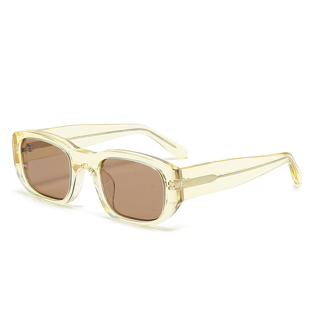 🕶️✨ Lunettes de soleil rétro en nylon épais – Ambiance vintage avec protection moderne