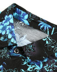 Men’s Stretch Slim Fit Printed Short Sleeve Shirt – Casual Floral Style