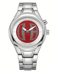 Men's Retro Digital Pointer Watch - Quartz Movement with 30m Water Resistance (9 Color Options)