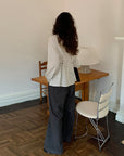 🌿 Zen-Minimalismus: Oversize-Streifenhemd für Damen