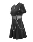 Goth Girl Summer Dress – Edgy Elegance with Sheer Details