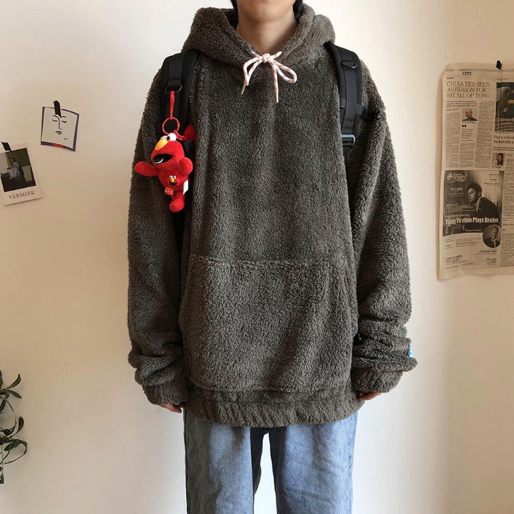 🧥 Plush Hooded Warm Hoodie – Cozy Comfort for Every Season