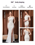 Women’s Elegant Banquet Long Fishtail Dress – Sleeveless Evening Gown