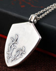 Men’s Antique Silver Sword Pendant – Vintage National Style Jewelry