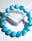 Women’s Natural Crystal Sea-Pattern Stone Bracelet – Tranquil Energy & Timeless Style