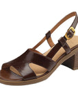 Women’s Leisure Commute Square-Toe Open-Toe Sandals – Casual Buckle Style