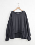 WOMEN Oversized Cotton Sweater – Effortless Everyday Comfort