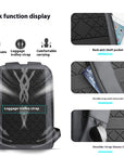 Men's Lightweight Business Backpack - Oxford Cloth Commute & Travel Bag (Dark Gray/Olive/Blue/Black)