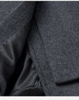 Men’s Woolen Slim-Fit Trench Coat – Classic Tailored Wool Overcoat