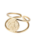 🧜♀️ Goldener Meerjungfrauenring für Damen