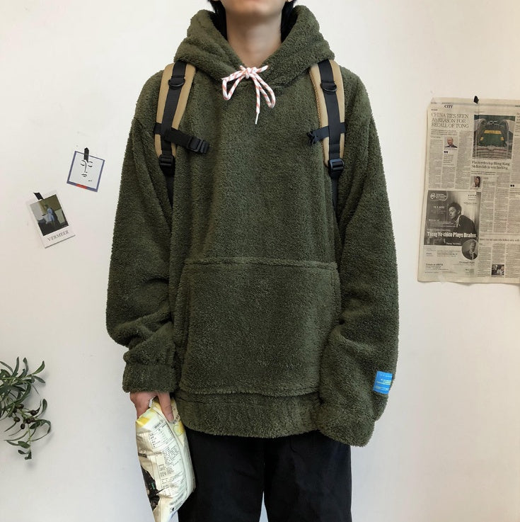 🧥 Plush Hooded Warm Hoodie – Cozy Comfort for Every Season