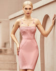 Women’s Bandage Suspender Dress – Red Carpet Party Elegance