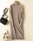 Women’s Knit Wool Sweater Skirt – Cozy Elegance with Timeless Charm