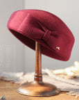 🎀 Béret en laine de style coréen - Silhouette dôme chic