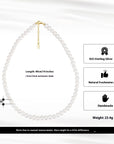 ๐ Womenโs Natural Freshwater Pearl Necklace