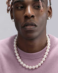 Men's 14mm Cultured Pearl Necklace