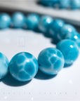 Women’s Natural Crystal Sea-Pattern Stone Bracelet – Tranquil Energy & Timeless Style