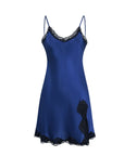 👗 Women’s Real Silk Slip Dress – Sexy Slit 100% Mulberry Silk Elegance